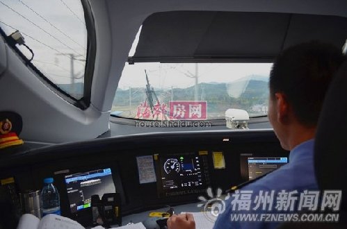 合福高铁6月底具备通车条件 列车运行如陆地航班